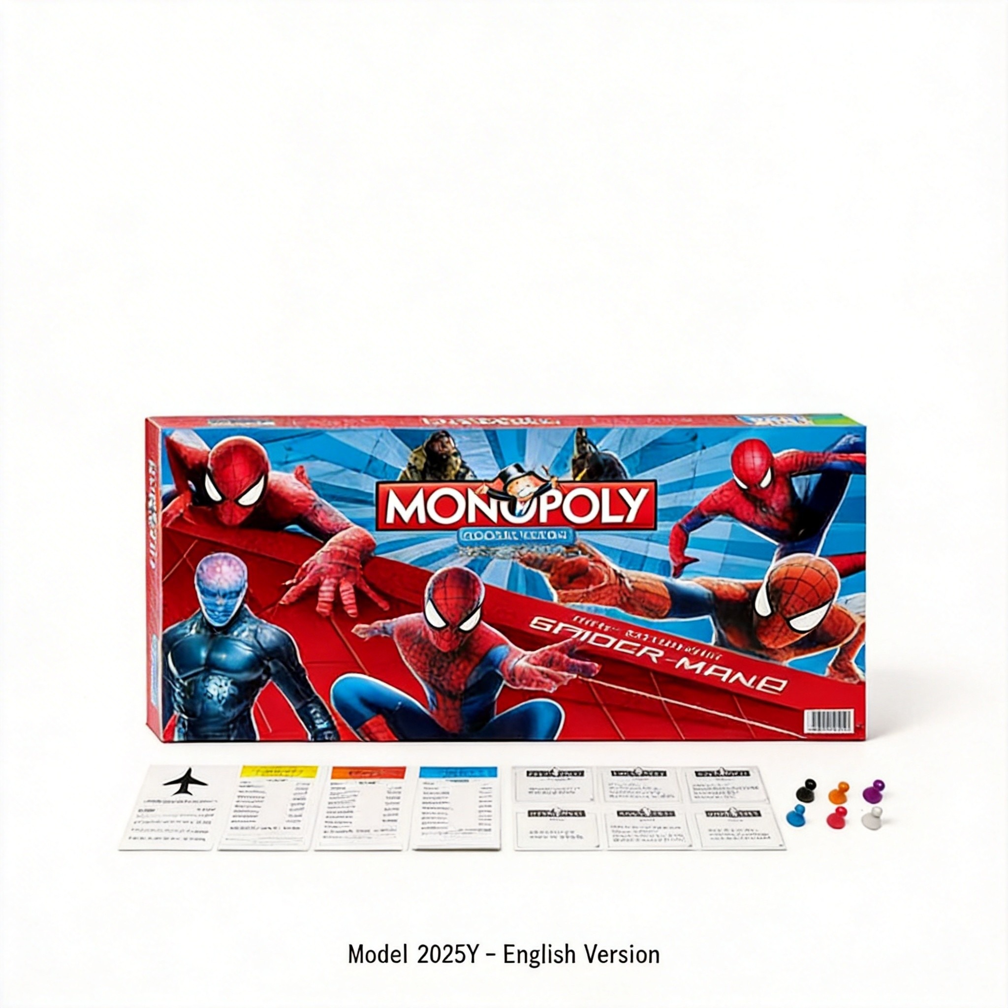 Hasbro Game Monopoly - Juego de Mesa Monopoly de Spider-Man