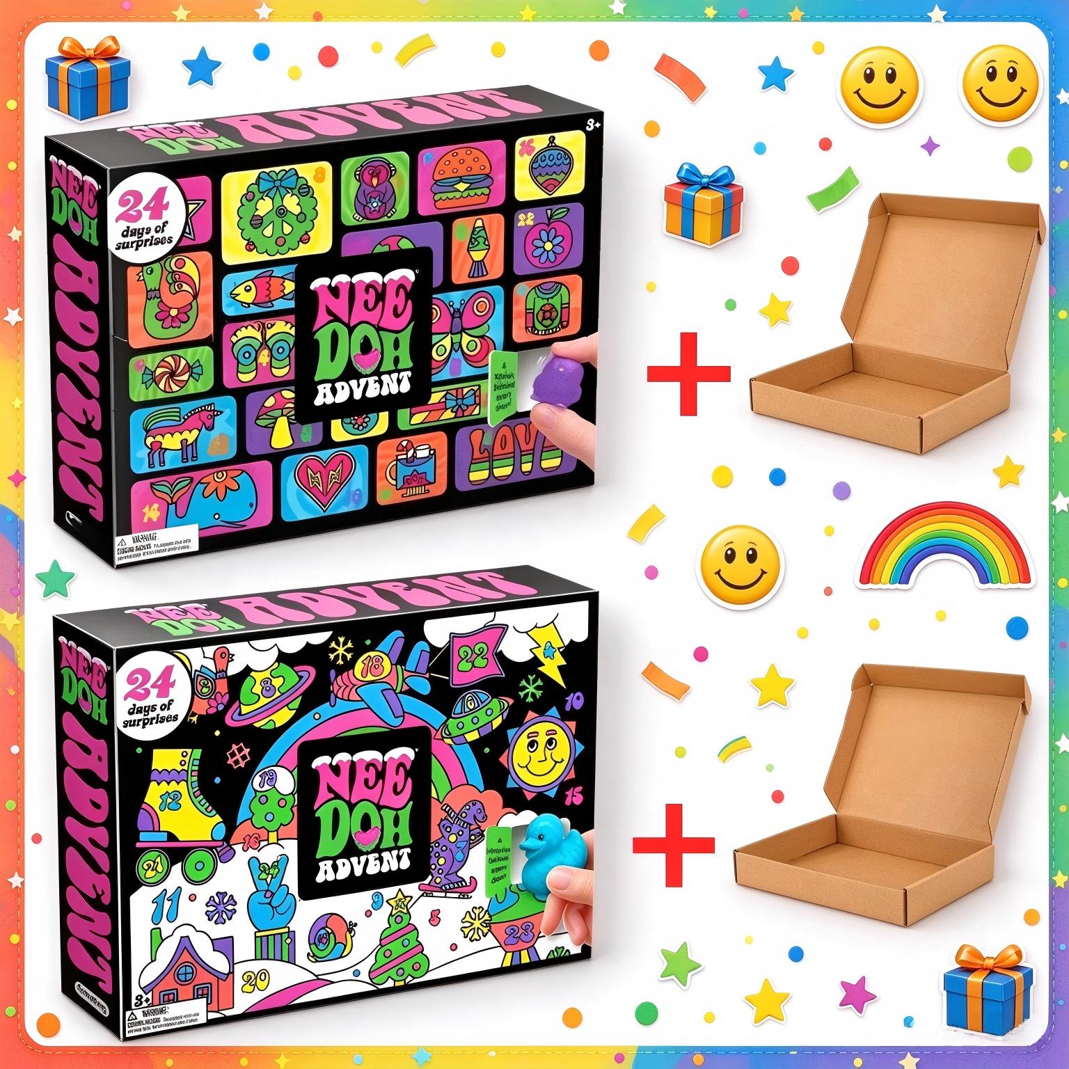 24 unidades de Nee‑Doh Squishy - Party Games For Adults And Kids reseña y precio